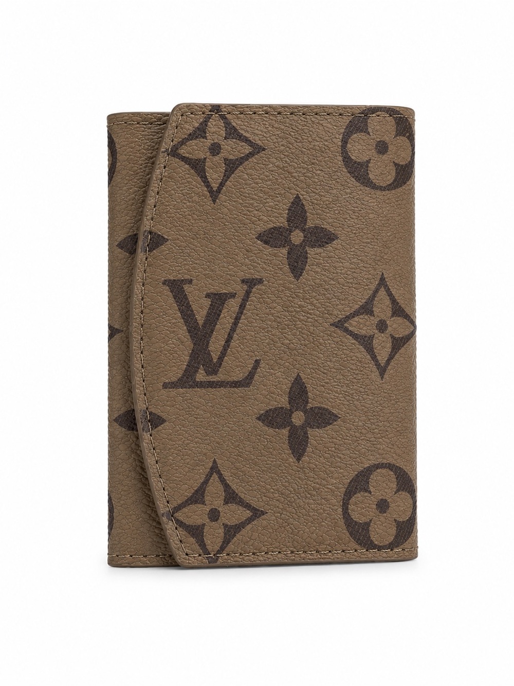 Luxury Peanut Butter Two Tone Card Wallet